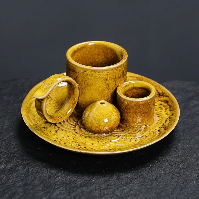 4-in-1 Ceramic Incense & Ritual Holder