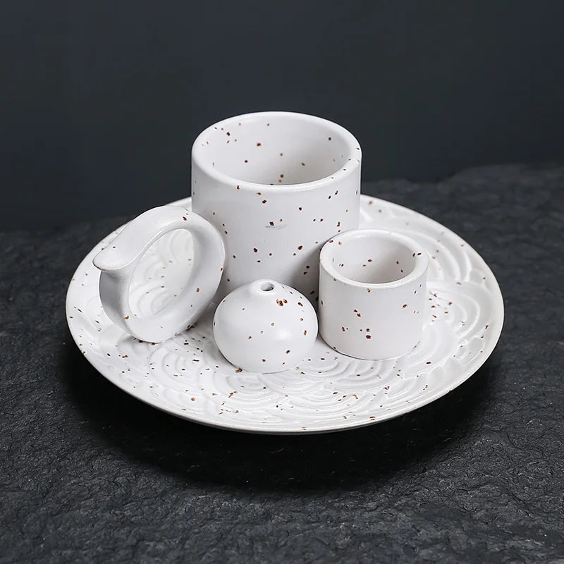 4-in-1 Ceramic Incense & Ritual Holder