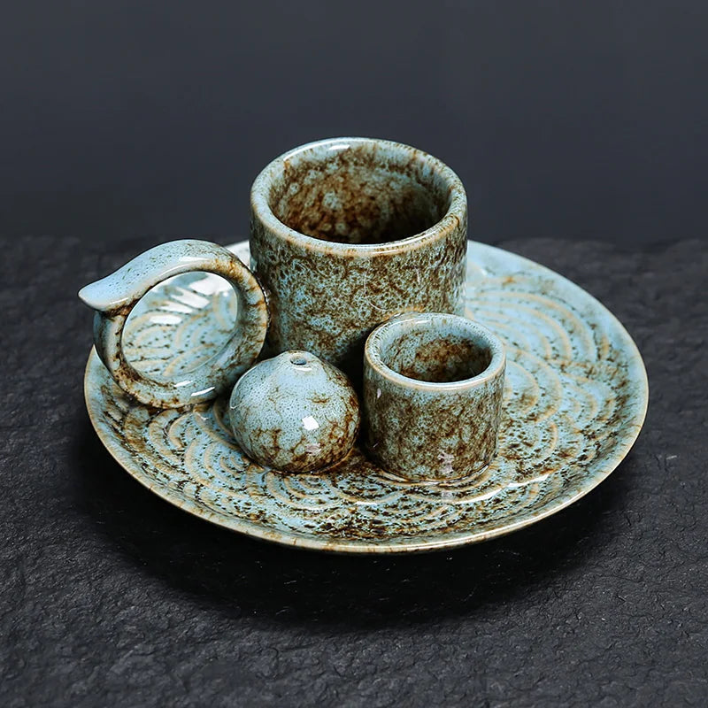 4-in-1 Ceramic Incense & Ritual Holder